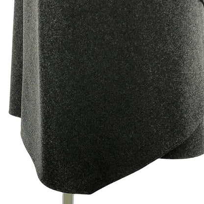 Celine Wool Wrap Skirt - 36 - Grey - Women's