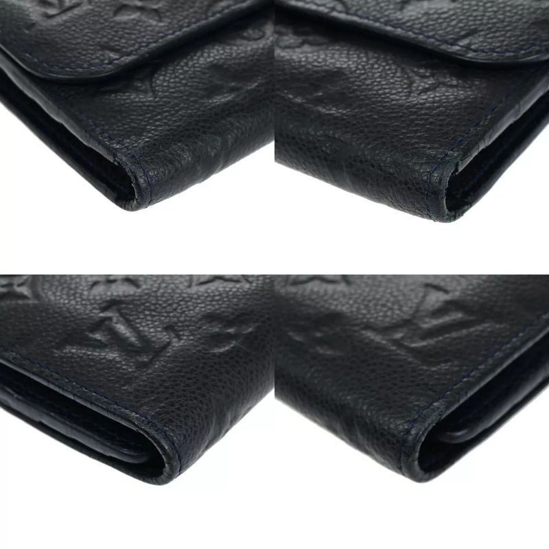Louis Vuitton Long Wallet Empreinte Virtuoso Navy Monogram M60258 88ka281