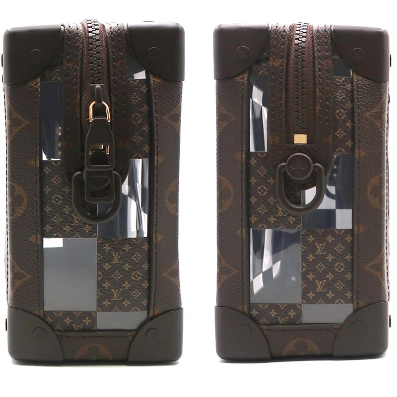 Louis Vuitton Slim Soft Trunk Monogram Chess Monogram Canvas Brown