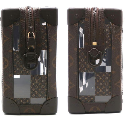 Louis Vuitton Slim Soft Trunk Monogram Chess Monogram Canvas Brown