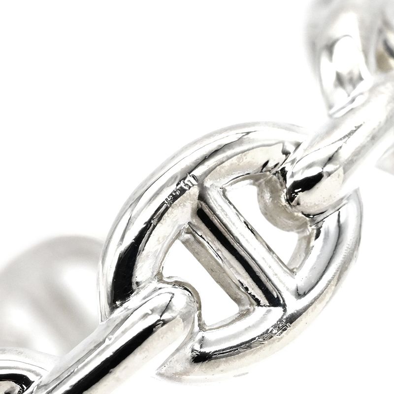 Hermes Bangle Chaine D'ancre Ancienne 925 Silver St Sv925 Ag925