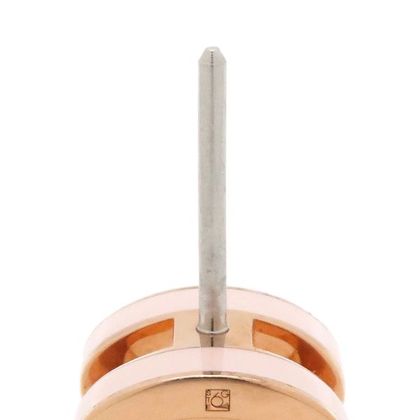 Hermes Earrings Pop Ash Hearrings Mini Metal Enamel Rose Dragee and Pink Gold