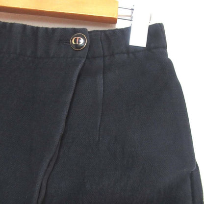 Christian DIOR Wool Silk Blend Shorts Culottes F36 Size Black Women's Used