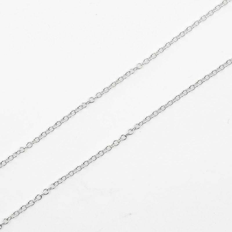 Tiffany & Co Double Open Heart Extra Mini 11mm (0.43in) & 7mm (0.28in) Silver