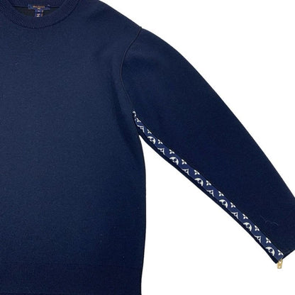 Louis Vuitton Top Knit Open Sleeve Lounge Wear Pullover Monogram Long