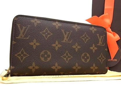 Pattern Louis Vuitton M42616 Monogram Zippy Wallet Round Zipper Long Wallet