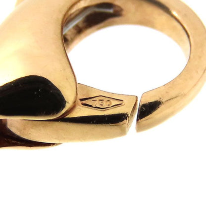 Bvlgari Bulgari Circle Diamond Necklace 18K Pink Gold 750 Pink Gold 51.5cm