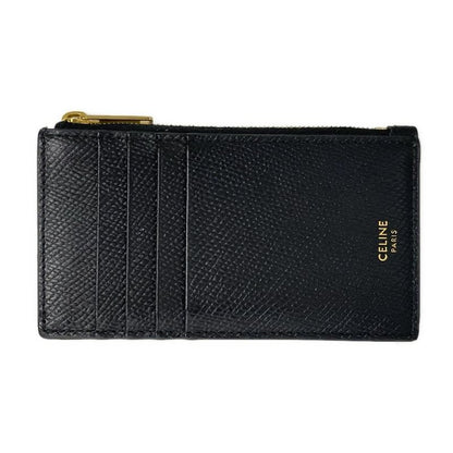 Celine Card Case Compact Zipped Card Holder Black Fragment Case