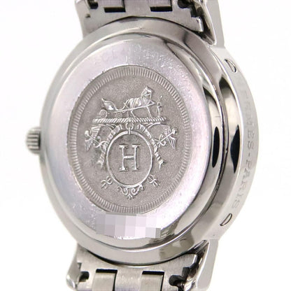 Hermes SS Quartz Bracelet Black Arabic — view 5