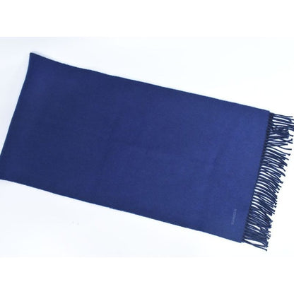 Hermes Cashmere Scarf Navy Clothing Accessories — view 5