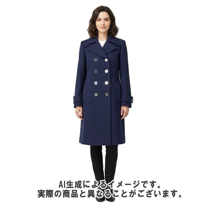 Gucci Pea Coat Chesterfield Double Breasted Big Collar Metal Buttons Middle — view 9