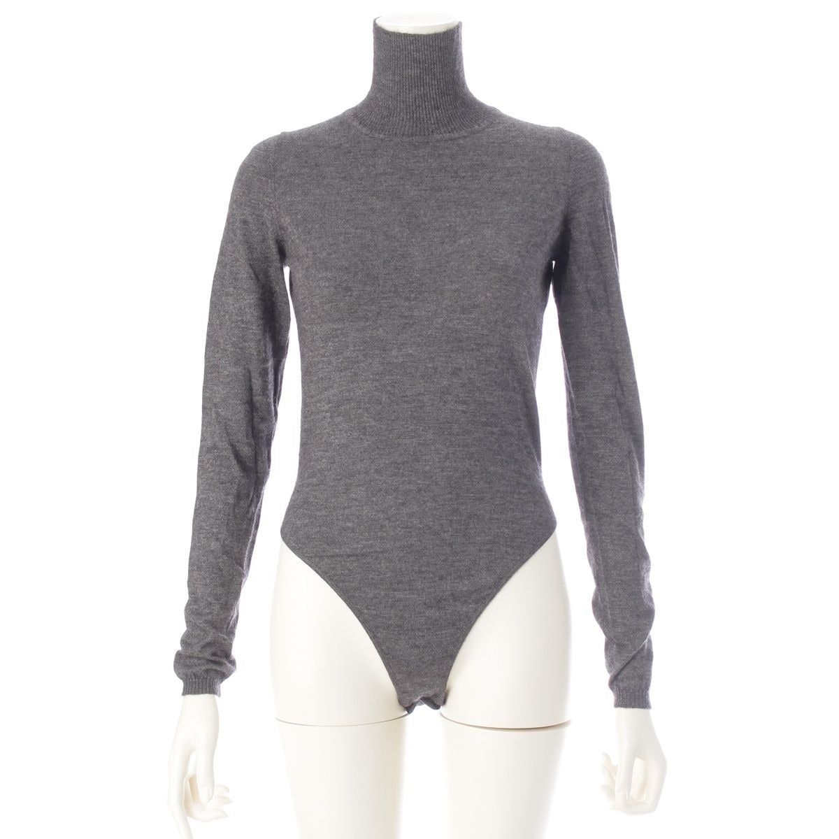 Dior Cashmere Silk Top Bodice Turtleneck Long Sleeve Knit