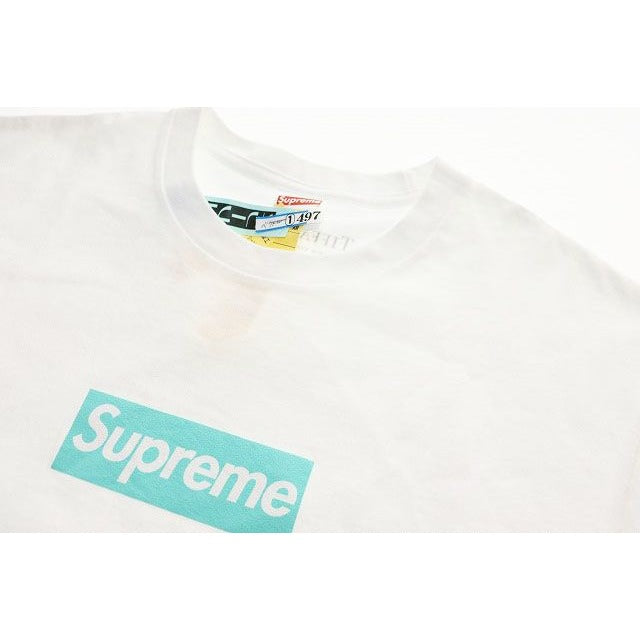 Tiffany & Co Supreme 21 AW Box Logo Tee White M T-Shirt — view 3