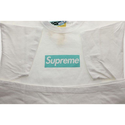 Tiffany & Co Supreme 21 AW Box Logo Tee White M T-Shirt — view 4