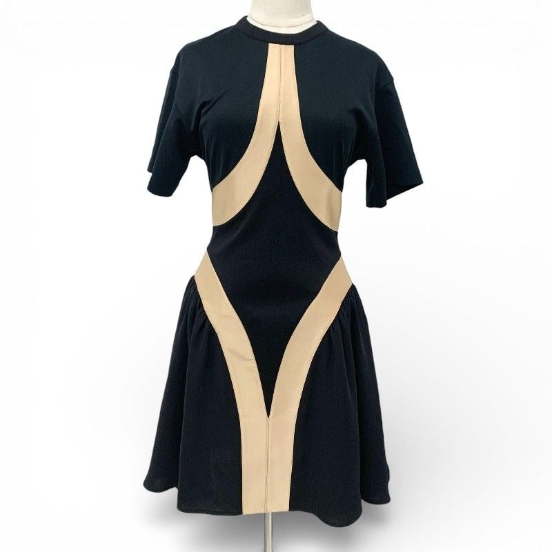 Louis Vuitton Dress Black Beige