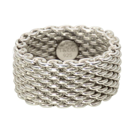 Tiffany & Co Ring Somerset Silver Mesh