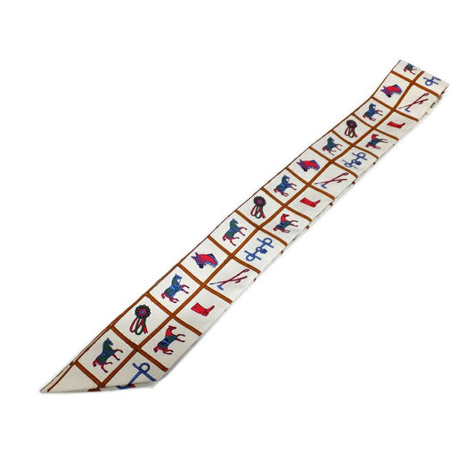 Hermes Twilly Saddlery Couvertureset Tenues De Jour Off White