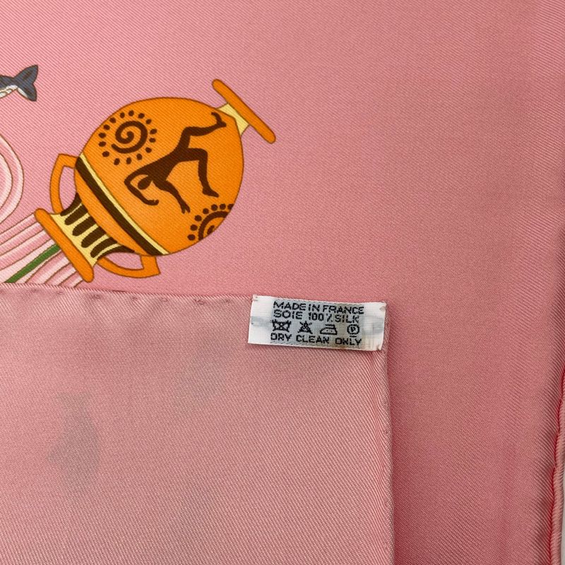 Hermes Carre 90 Escales Mediterraneennes Mediterranean Port City Scarf Silk