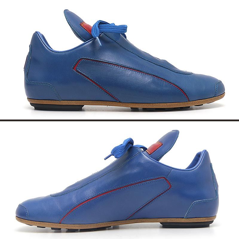 Louis Vuitton Low Cut Sneakers 6 Japan-korea World Cup Blue Leather