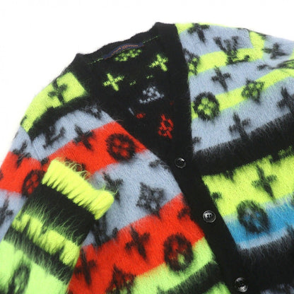 Louis Vuitton Mohair Monogram Shaggy Knit Cardigan — view 2