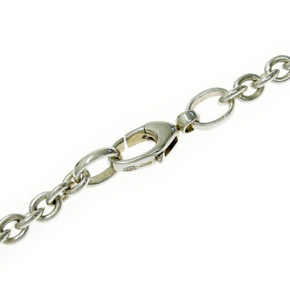 Gucci Silver Interlocking G Necklace 27.7g 925 Engraved 366825 Necklace