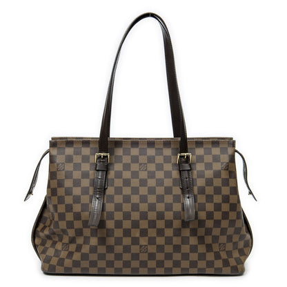 Louis Vuitton Chelsea Brown Damier Ebene Shoulder Bag