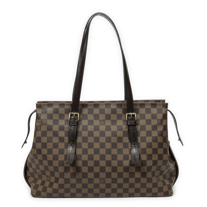 Louis Vuitton Chelsea Brown Damier Ebene Shoulder Bag — view 5