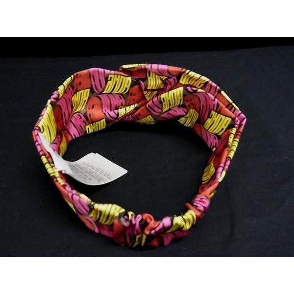 Fendi 100% Silk Allover Headband Hair Accessory Multicolor — view 2