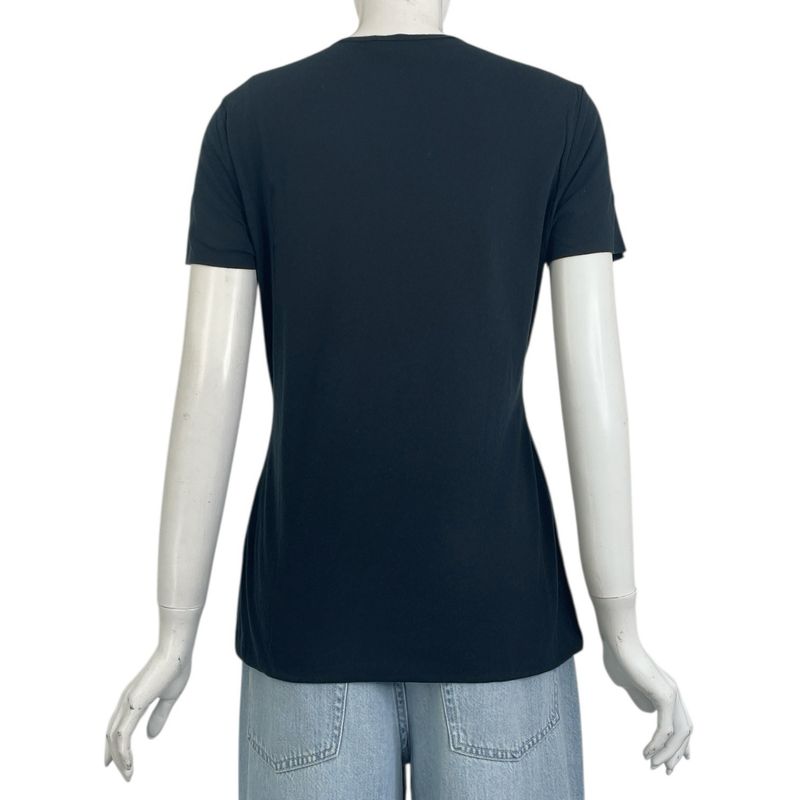 Chanel 09P T-shirt Short Sleeves Black Size 42