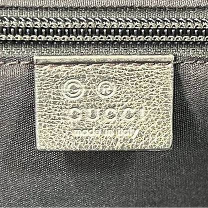 Gucci Tote White Beige Metallic Khaki Guccissima Line — view 3
