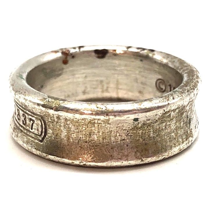 Tiffany & Co Tiffany & Co Narrow Ring 1997 Sv925 Ring Size 13 Silver Used 006392