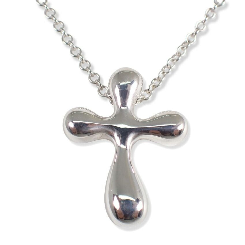 Tiffany & Co. 925 Small Cross Pendant Necklace