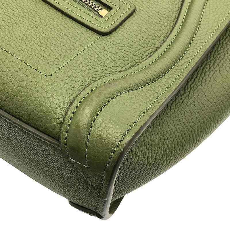 Celine Nano Luggage Handbag - 15LK - Nano - Khaki - Women