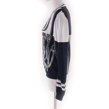 Hermes Brides de Gala Regular Silk Blend Blue Noir Black — view 2