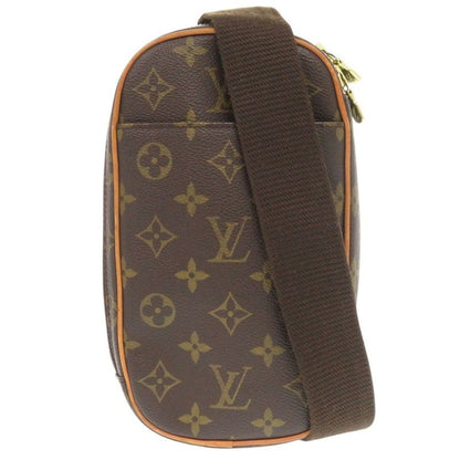 Louis Vuitton Pochette Gange Monogram Brown Body Bag 0574