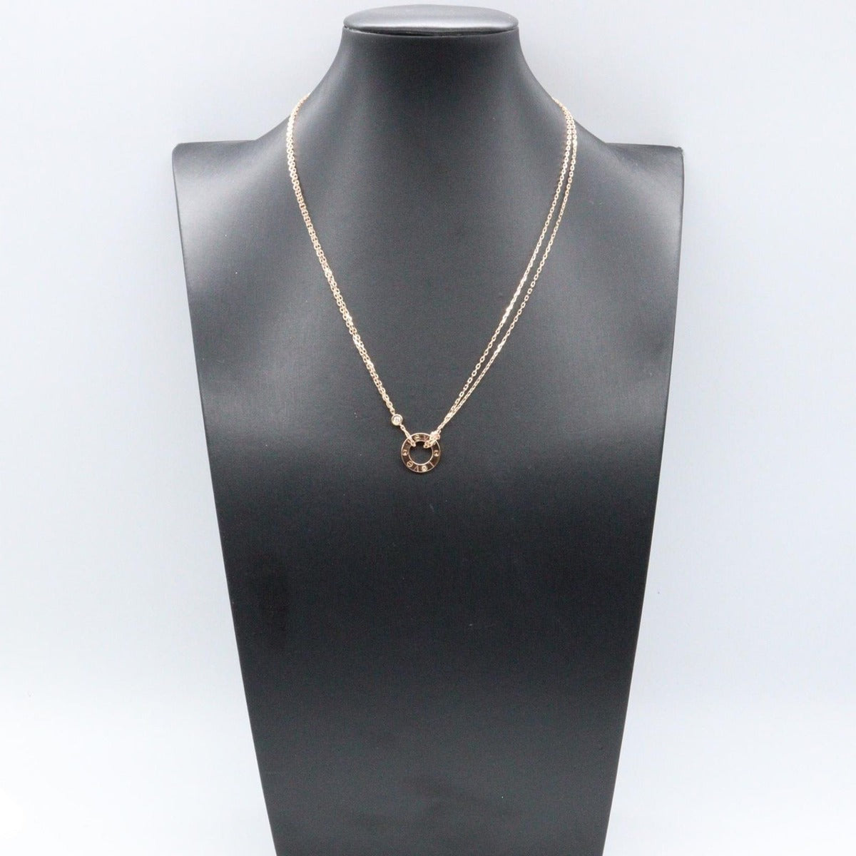 Cartier Necklace Love Circle Pink Sapphire — view 6
