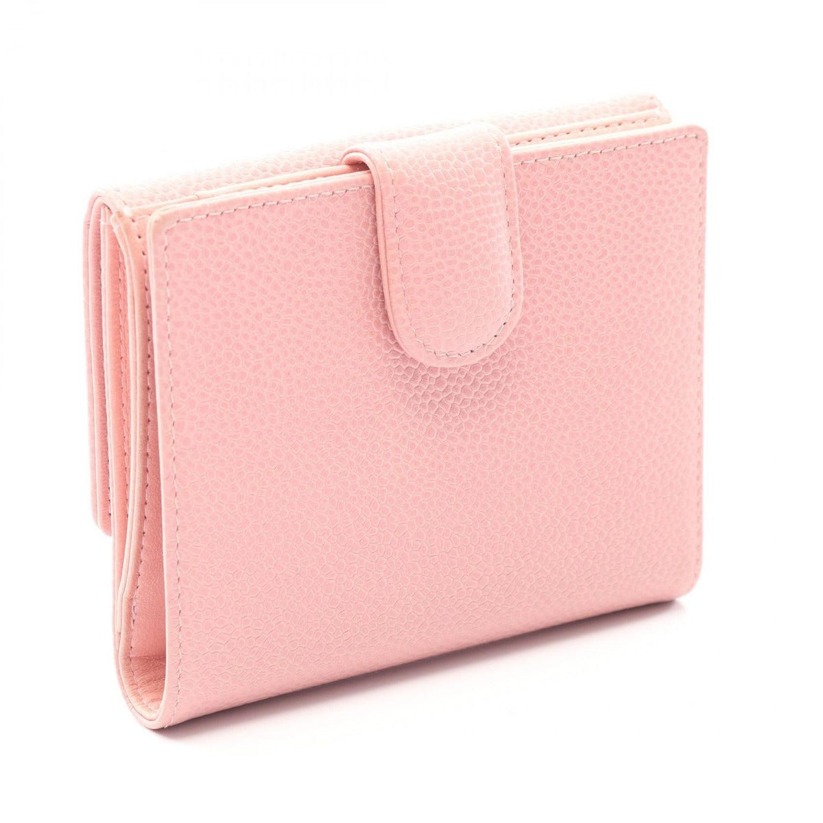 Chanel Hook Wallet CC Logo Pink Calf — view 2