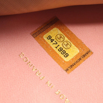 Chanel Hook Wallet CC Logo Pink Calf — view 6