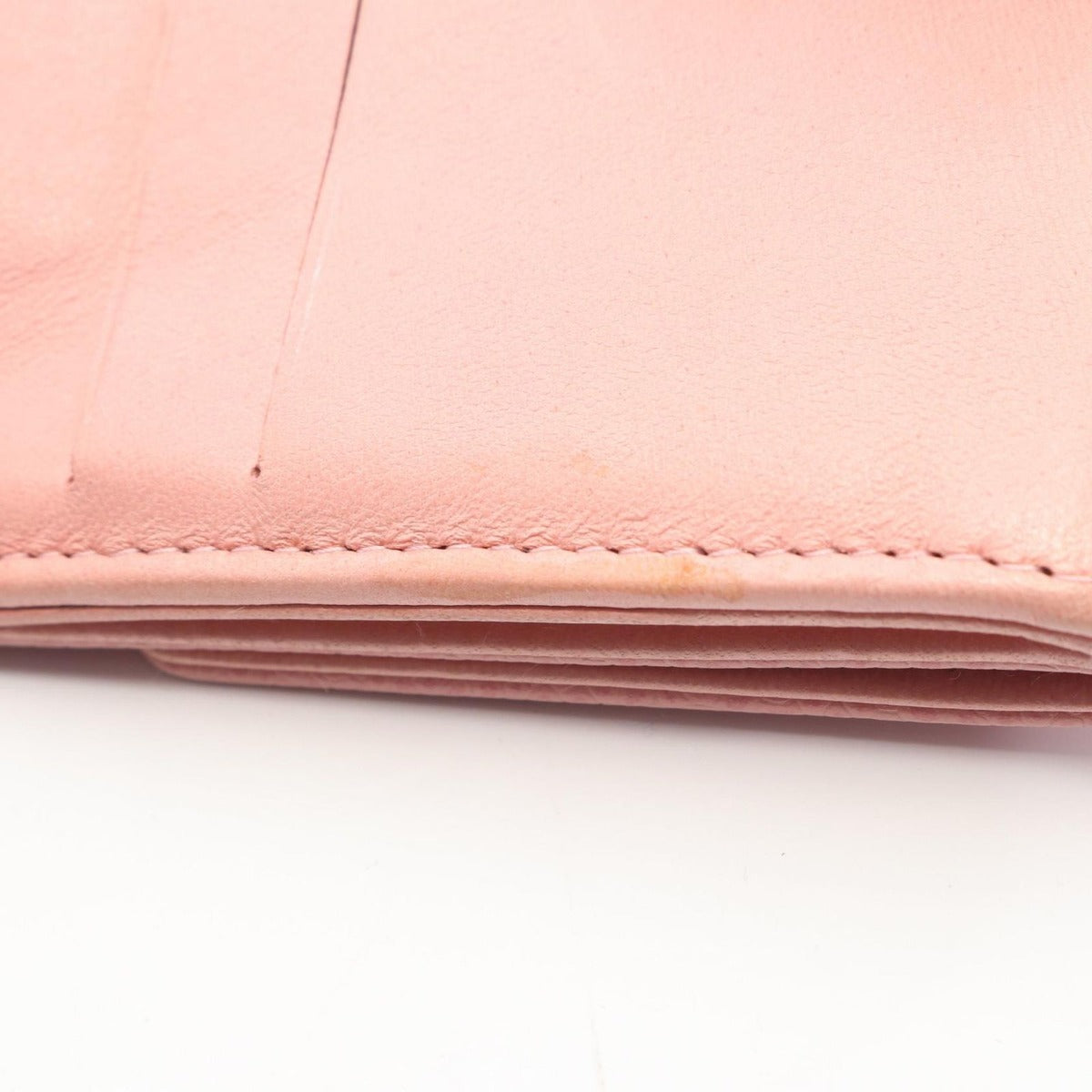 Chanel Hook Wallet CC Logo Pink Calf — view 7