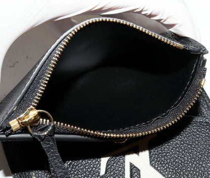 Louis Vuitton Trifold Wallet With Coin Purse Bicolor Monogram Empreinte Black X