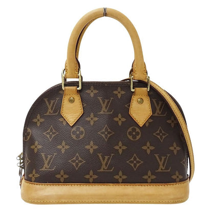 Louis Vuitton Monogram 2-Way Shoulder Bag Alma BB Brown