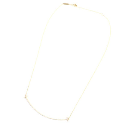  Tiffany & Co Tiffany & Co T-smile Large Diamond Necklace 18K Diamond 70PT