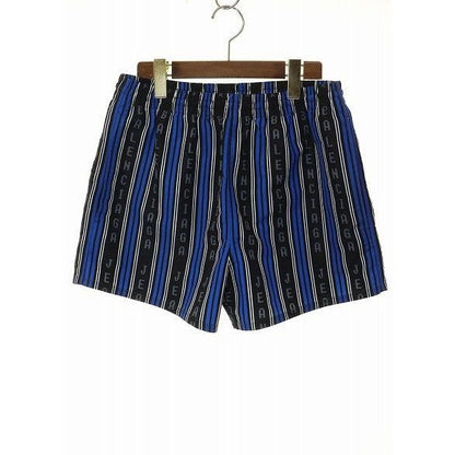 Balenciaga Logo Stripe Swin Short Blue XS Striped Swim Shorts