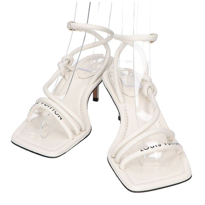 Louis Vuitton Nova Line Icon Logo Leather Sandals 35.5