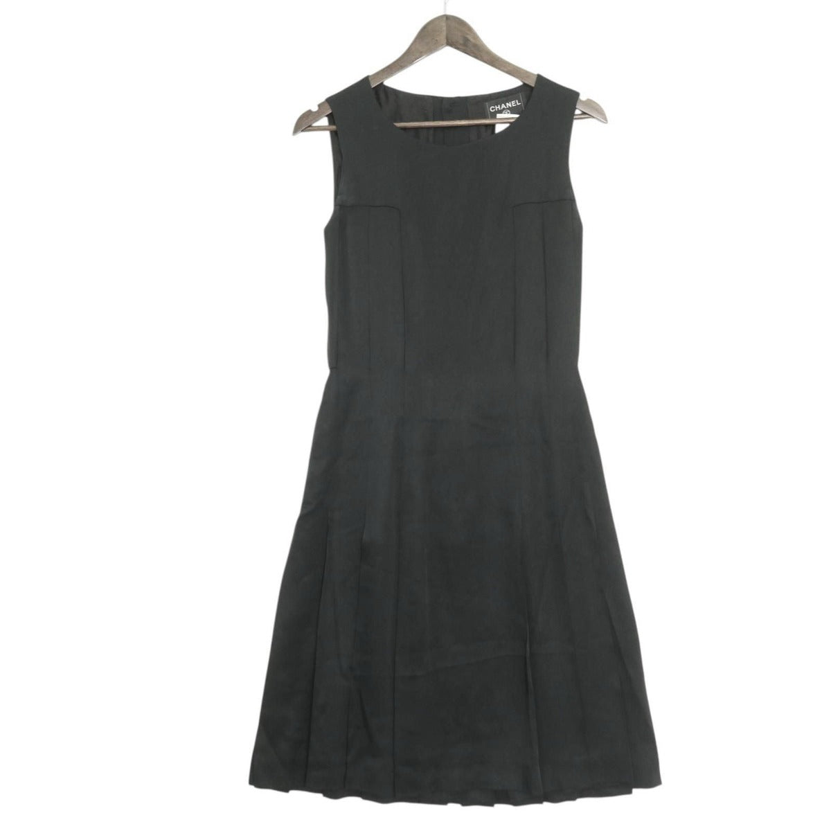 Chanel No Sleeve Silk Dress