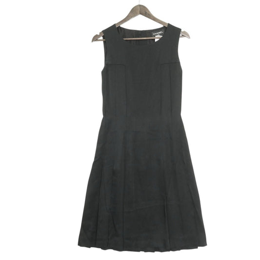 Chanel No Sleeve Silk Dress