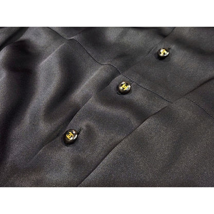 Chanel No Sleeve Silk Dress — view 3