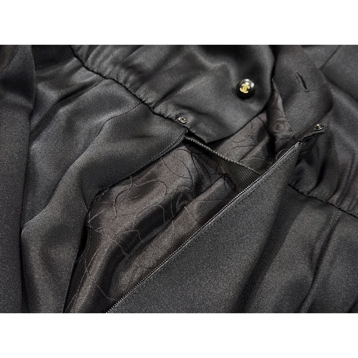 Chanel No Sleeve Silk Dress — view 4