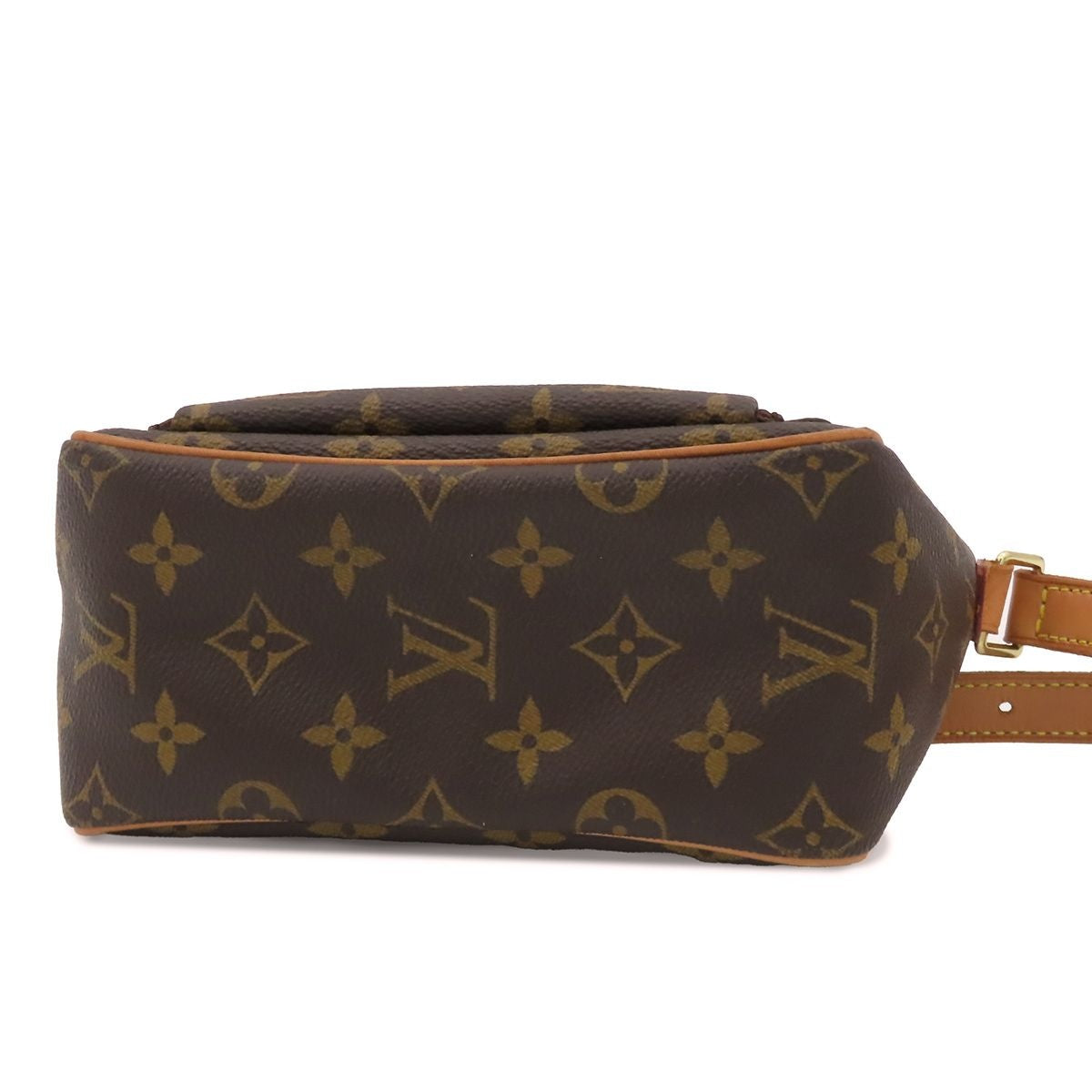 Louis Vuitton Viva Cite PM Brown Gold Monogram Canvas Shoulder Bag — view 3
