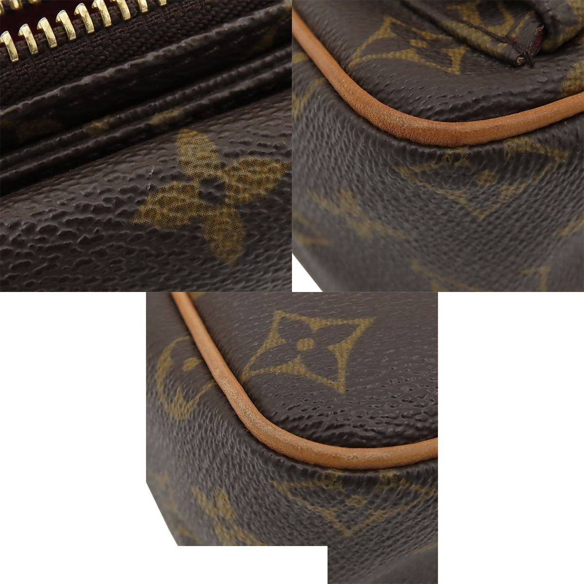 Louis Vuitton Viva Cite PM Brown Gold Monogram Canvas Shoulder Bag — view 6